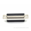 Conector d-sub dp 25p hembra recta